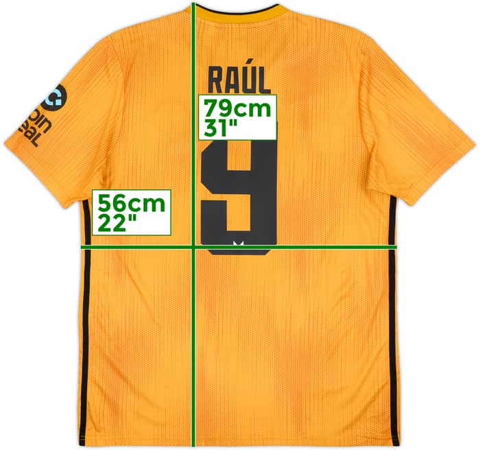 2019-20 Wolves Home Shirt Raul #9 - 6/10 - (L)