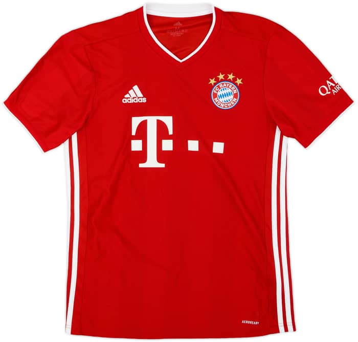 2020-21 Bayern Munich Home Shirt Lewandowski #9 - 7/10 - (M)