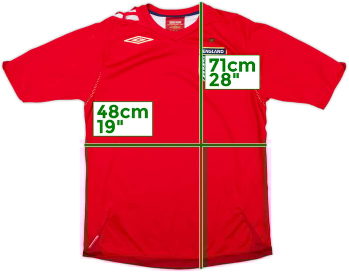 2006-08 England Away Shirt - 5/10 - (M)