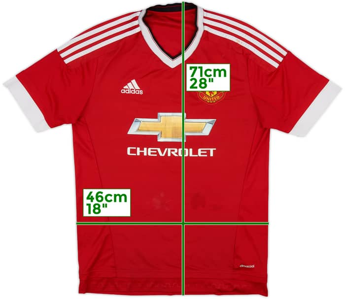 2015-16 Manchester United Home Shirt - 5/10 - (M)
