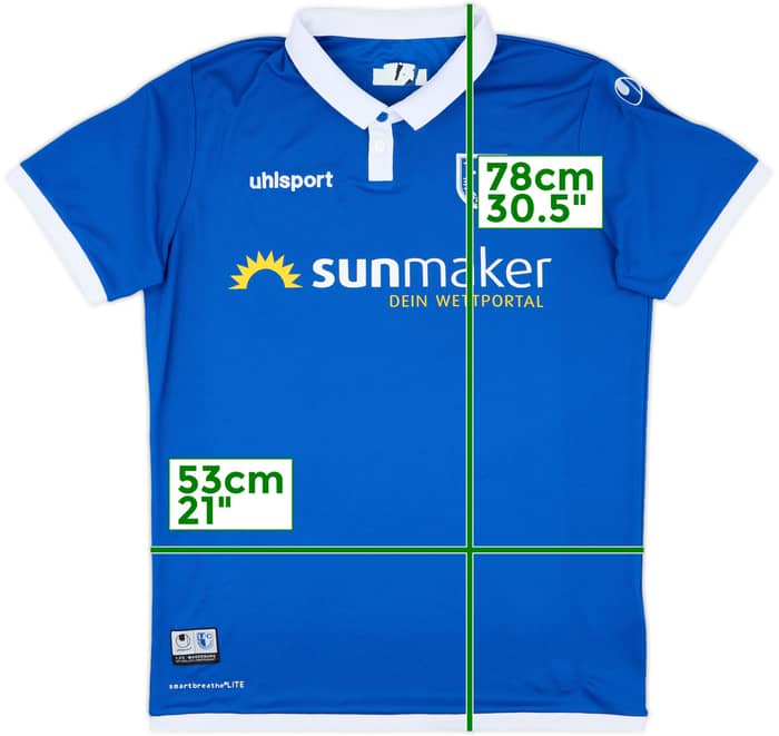 2019-20 FC Magdeburg Home Shirt - 9/10 - (XL)