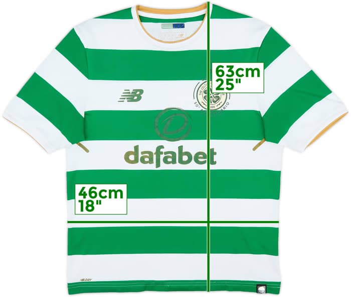 2017-18 Celtic 'Lisbon Lions 50th Anniversary' Home Shirt - 4/10 - (S)