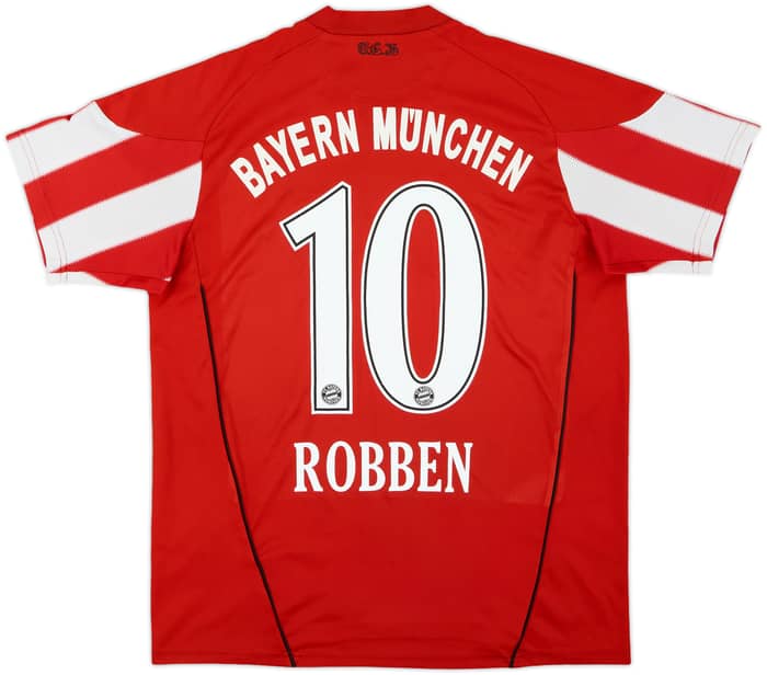 2010-11 Bayern Munich Home Shirt Robben #10 - 6/10 - (XL.Boys)