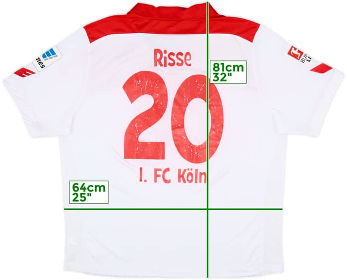 2013-14 FC Koln Fourth Shirt Risse #20 - 4/10 - (4XL)