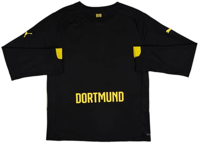 2014-16 Borussia Dortmund Away L/S Shirt - 6/10 - (S)