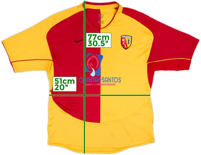 2004-05 Lens Home Shirt #5 - 9/10 - (L)