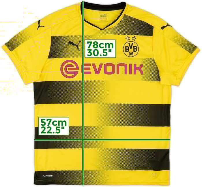 2017-18 Borussia Dortmund Home Shirt - 5/10 - (XL)