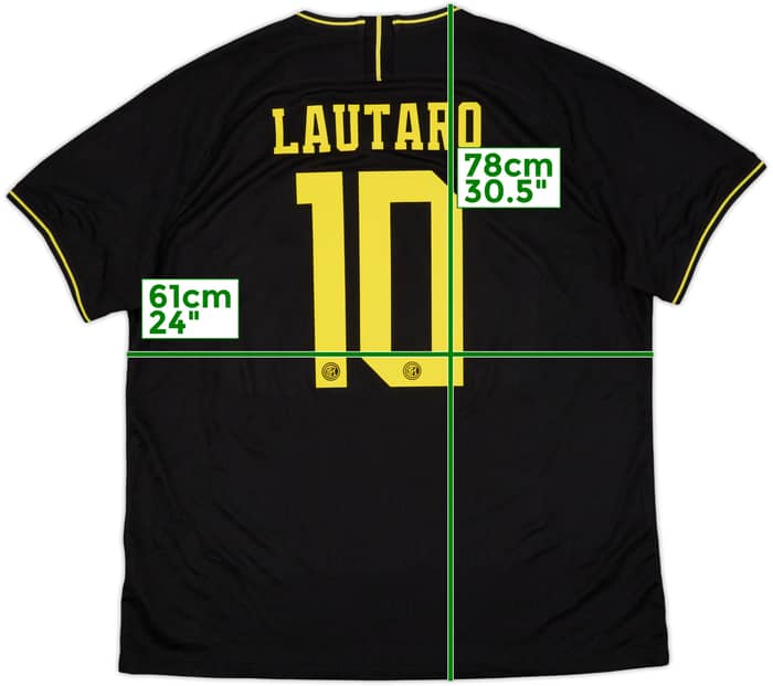 2019-20 Inter Milan Third Shirt Lautaro #10 - 5/10 - (XXL)
