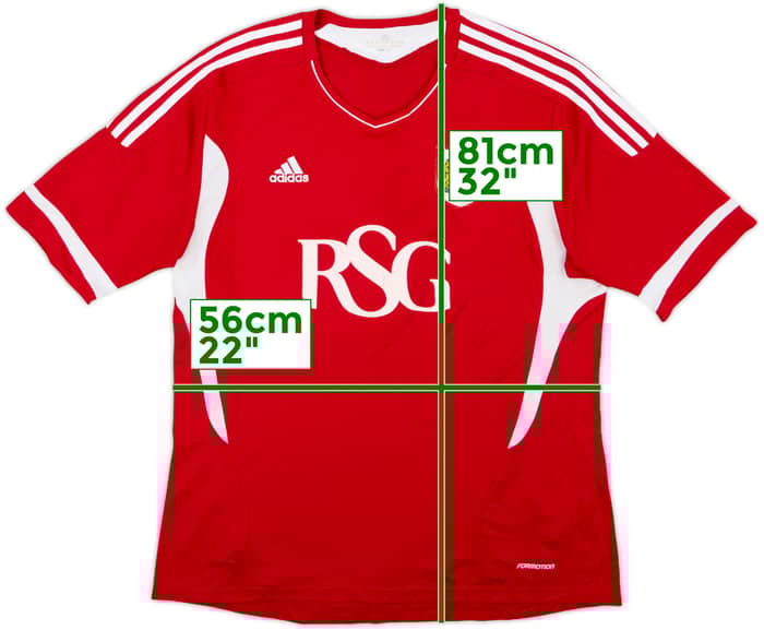 2010-11 Bristol City Home Shirt - 6/10 - (XXL)