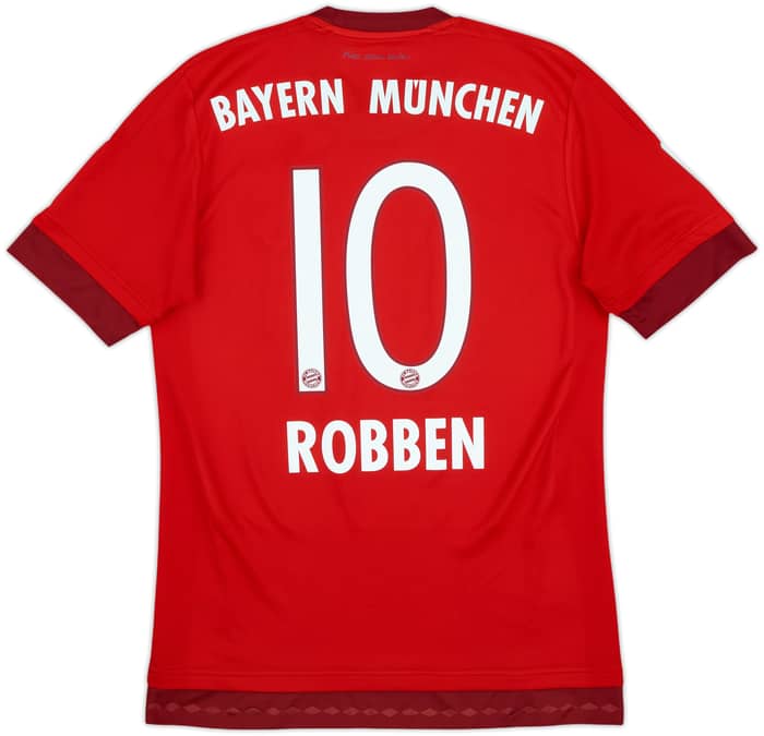 2015-16 Bayern Munich Home Shirt Robben #10 - 8/10 - (S)