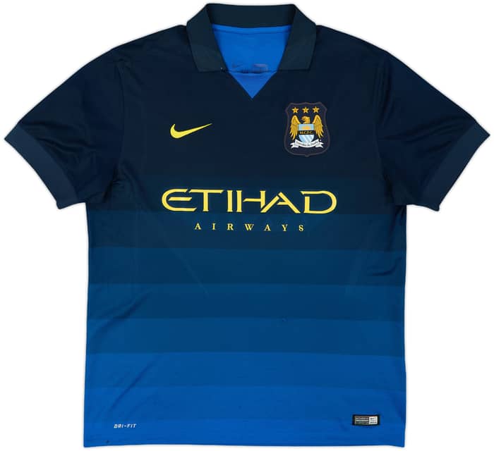 2014-15 Manchester City Away Shirt - 4/10 - (L)