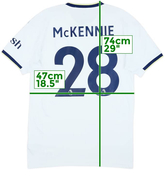 2022-23 Leeds United Home Shirt McKennie #28 - 8/10 - (S)