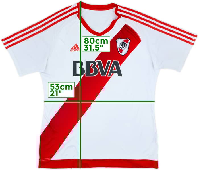 2016-17 River Plate Home Shirt - 5/10 - (XL)