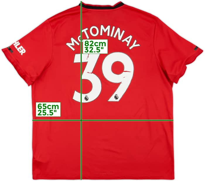 2019-20 Manchester United Home Shirt McTominay #39 - 5/10 - (XXL)