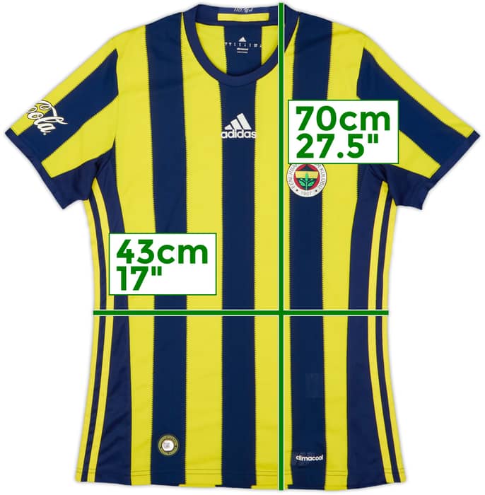 2016-17 Fenerbahce Home Shirt - 6/10 - (S)