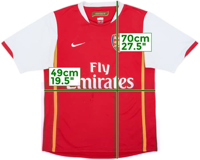 2006-08 Arsenal Home Shirt - 5/10 - (S)