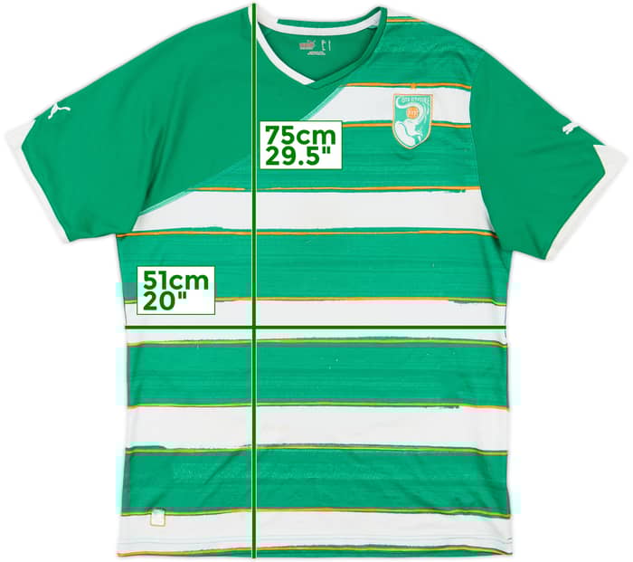 2010-11 Ivory Coast Away Shirt - 7/10 - (L)