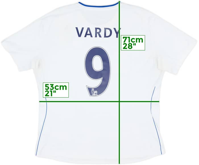 2016-17 Leicester Third Shirt Vardy #9 - 7/10 - (Women's XL)