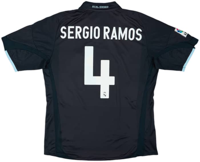 2009-10 Real Madrid Away Shirt Sergio Ramos #4 - 6/10 - (L)