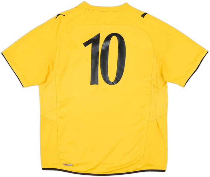 2009-10 AEK Athens Home Shirt #10 - 8/10 - (L)