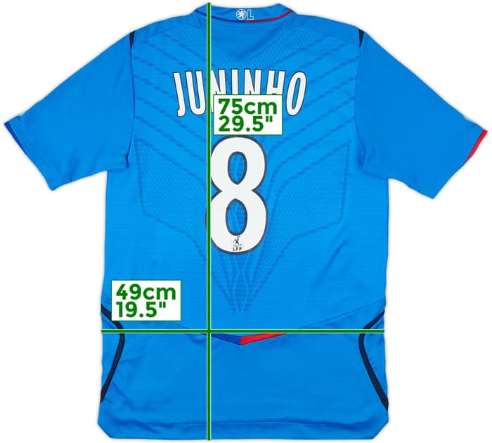 2008-09 Lyon Away Shirt Juninho #8 - 5/10 - (S)