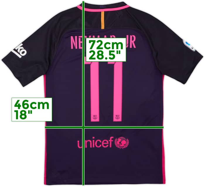 2016-17 Barcelona Away Shirt Neymar Jr #11 - 9/10 - (S)