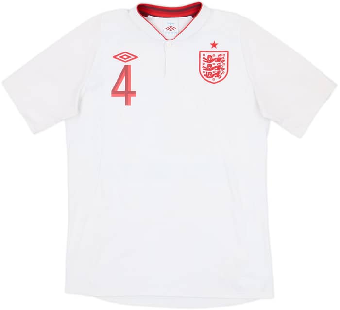 2012-13 England Home Shirt Gerrard #4 - 6/10 - (M)