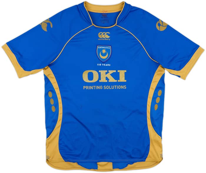 2008-09 Portsmouth Home Shirt Kanu #27 - 6/10 - (L)