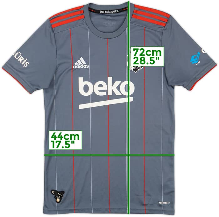 2021-22 Besiktas Third Shirt - 6/10 - (XS)