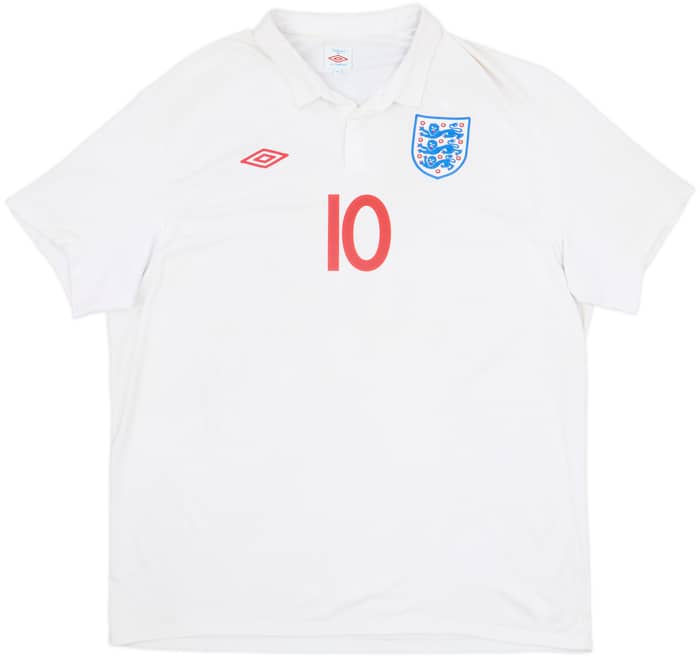 2009-10 England Home Shirt Rooney #10 - 6/10 - (3XL)