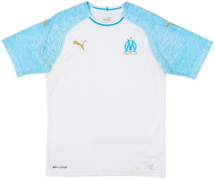 2018-19 Olympique Marseille Home Shirt - 4/10 - (M)