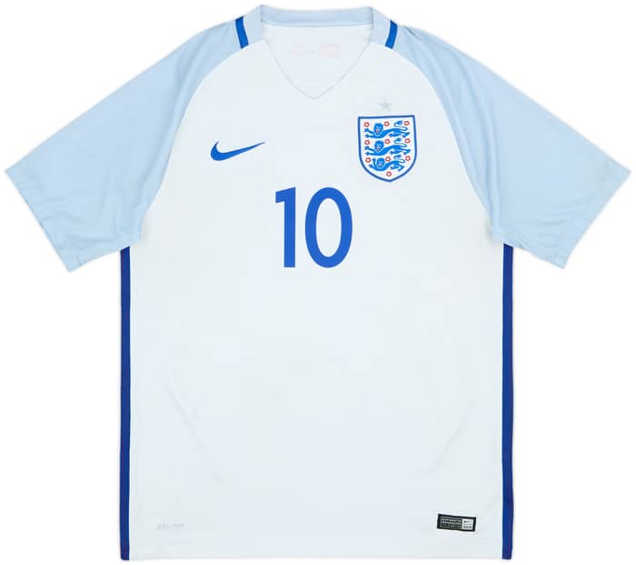 2016-17 England Home Shirt Rooney #10 - 6/10 - (M)