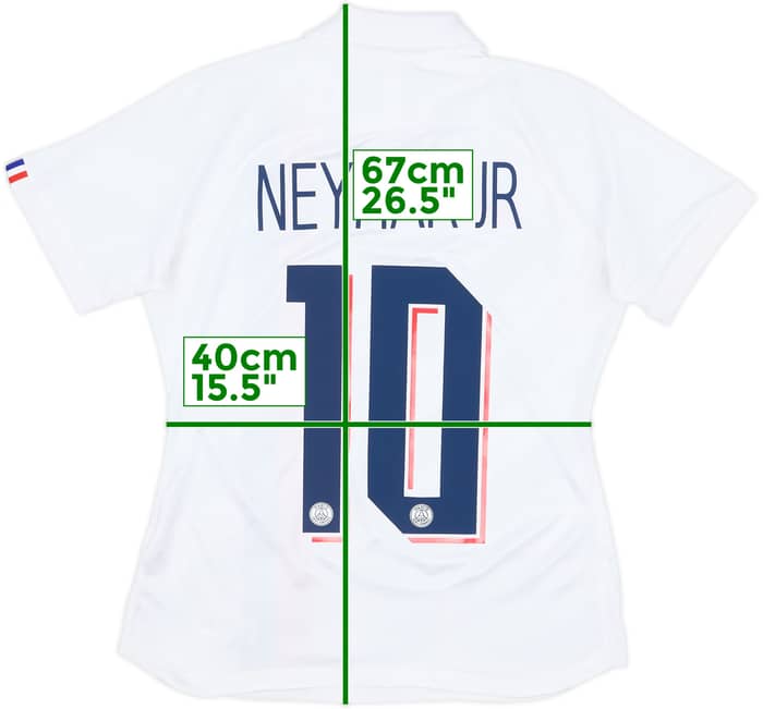 2019-20 Paris Saint-Germain Third Shirt Neymar Jr #10 - 7/10 - (Women's S)
