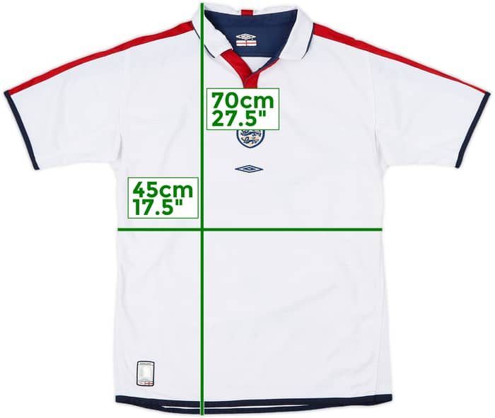 2003-05 England Home Shirt - 6/10 - (XL.Boys)