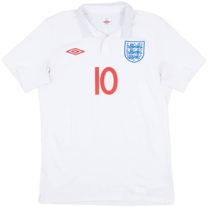 2009-10 England Home Shirt Rooney #10 - 6/10 - (M)