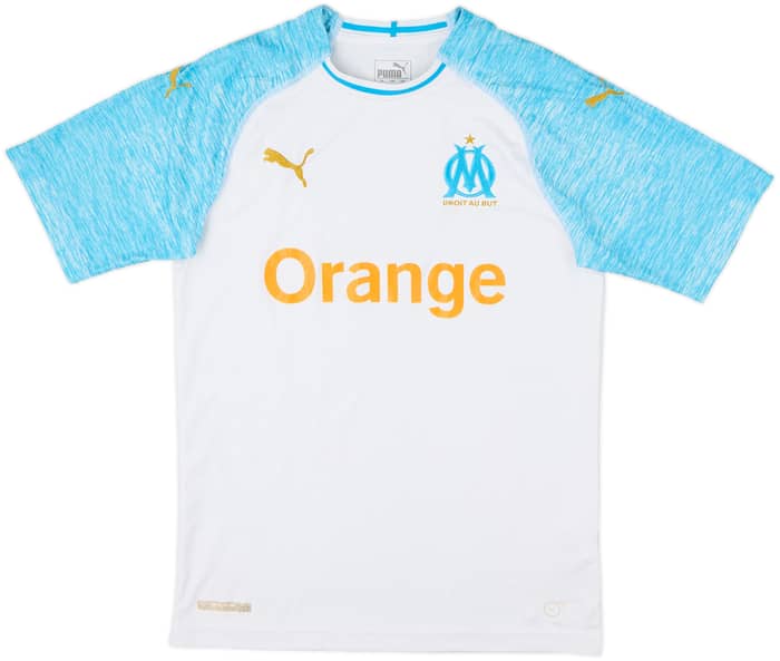 2018-19 Olympique Marseille Home Shirt - 7/10 - (S)