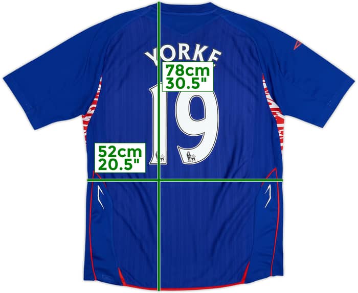 Camiseta de la tercera equipación del Sunderland 2007-08 Yorke #19 - 6/10 - (L)