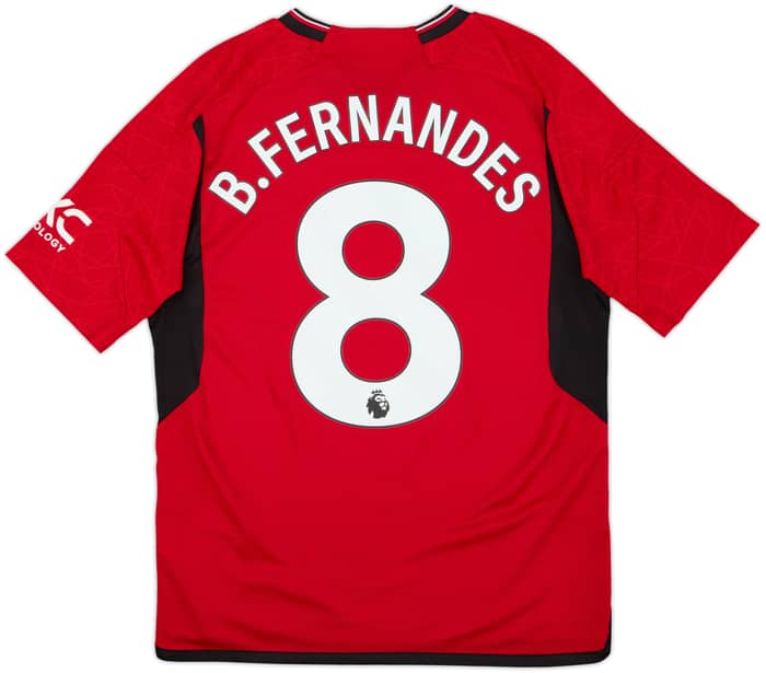 2023-24 Manchester United Home Shirt B.Fernandes #8 - 10/10 - (XL.Boys)