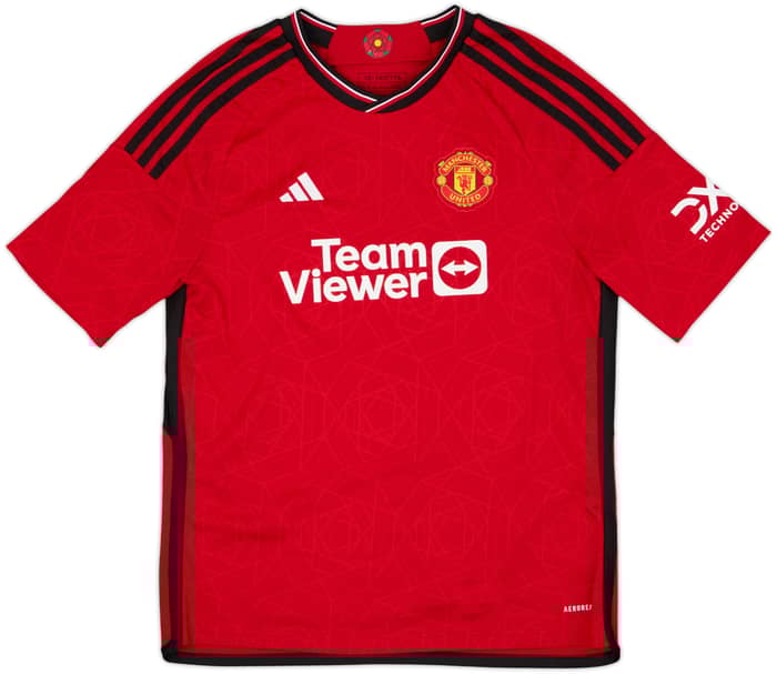 2023-24 Manchester United Home Shirt B.Fernandes #8 - 10/10 - (XL.Boys)
