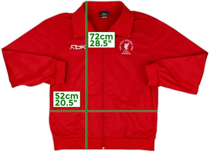 2005 Liverpool Reebok 'The Final Istanbul' Track Jacket - 8/10 - (M)