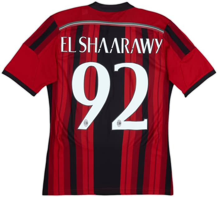2014-15 AC Milan Maillot Domicile El Shaarawy #92 - 6/10 - (S)