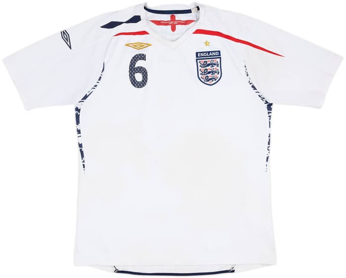 2007-09 England Home Shirt Terry #6 - 4/10 - (L)