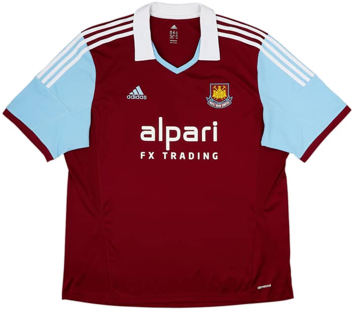 2013-14 West Ham Home Shirt Noble #16 - 9/10 - (XXL)