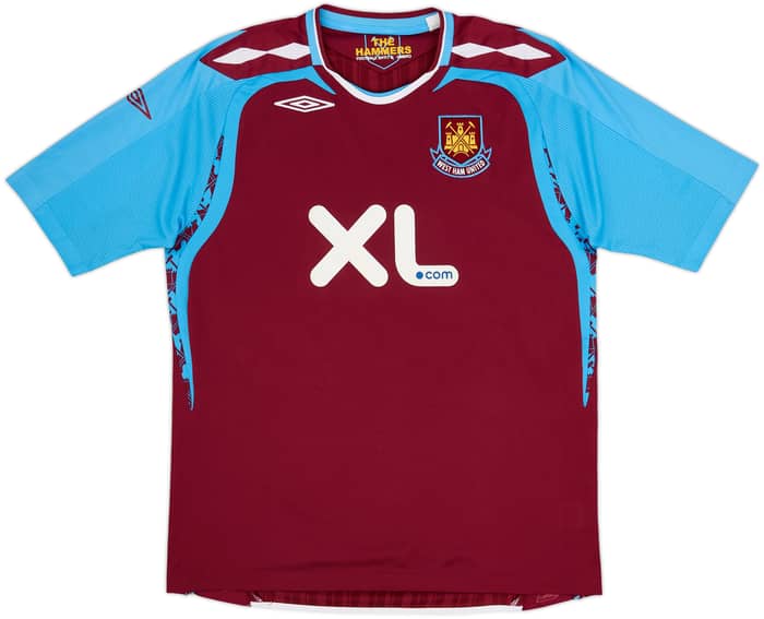 2007-08 West Ham Home Shirt Noble #16 - 8/10 - (L)