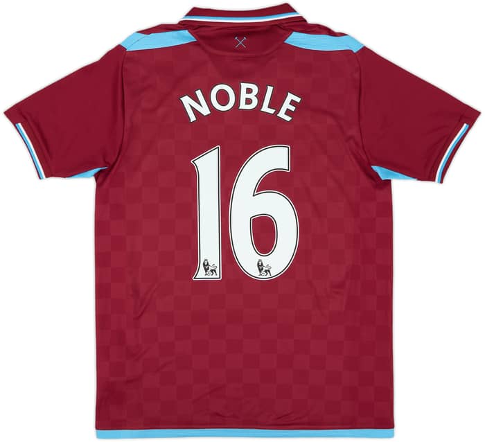 2009-10 West Ham Home Shirt Noble #16 - 9/10 - (S)