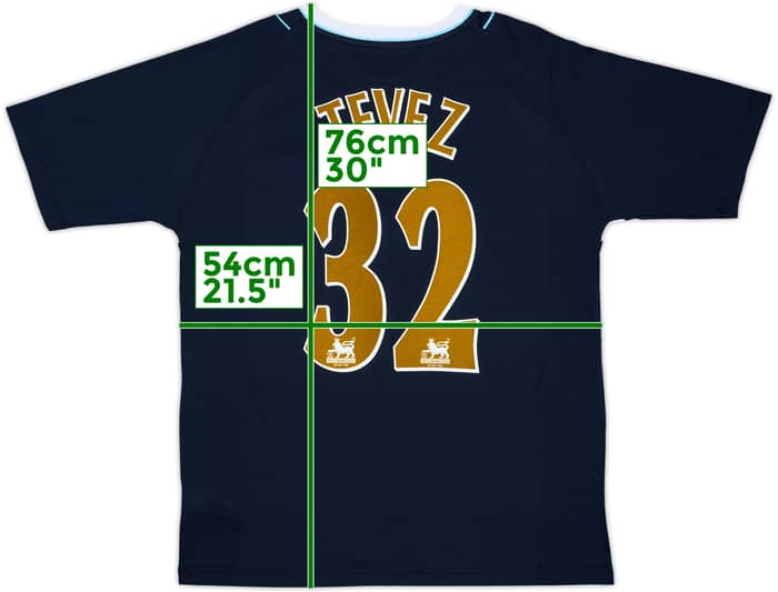 2006-07 West Ham Away Shirt Tevez #32 - 9/10 - (L)