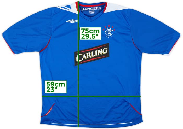2006-07 Rangers Home Shirt - 7/10 - (XXL)