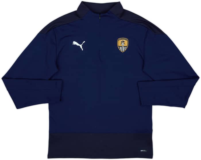 2019-20 Notts County Puma 1/4 Zip Drill Top - 8/10 - (M)