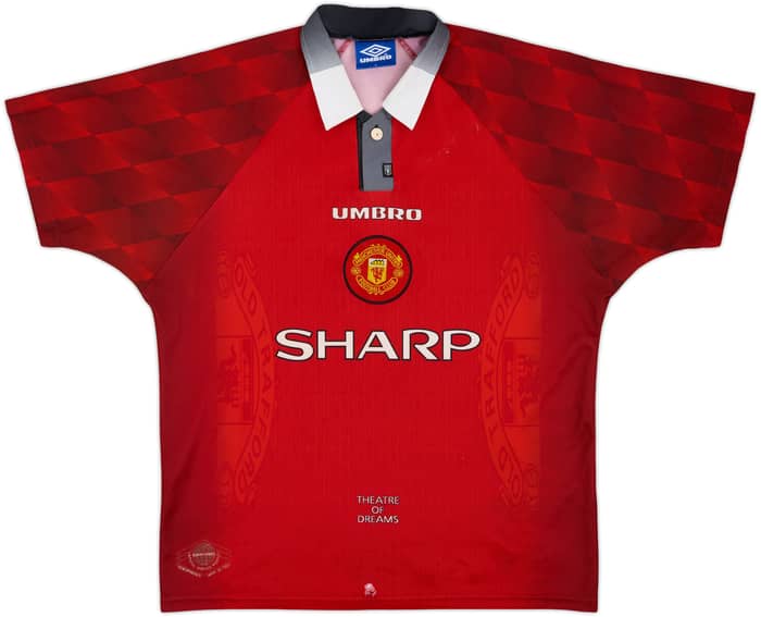 1996-98 Manchester United Camiseta Local Cantona #7 - 8/10 - (L)