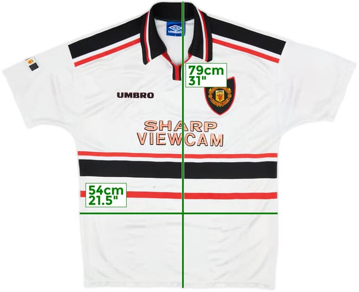 1997-99 Manchester United Away Shirt - 5/10 - (XL)